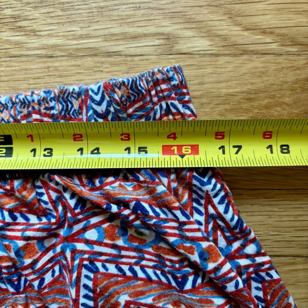 Anthropologie Maxi Skirt Large Colorful Geometric Pattern Anthro boho festival - Picture 4 of 5